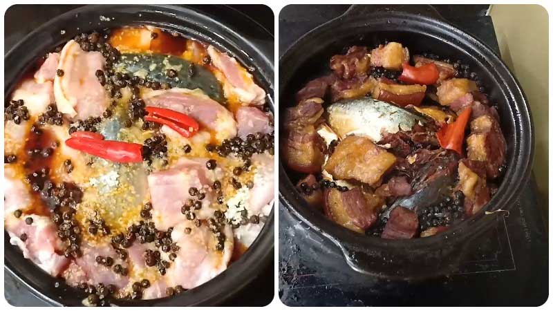 cá bạc má kho tộ