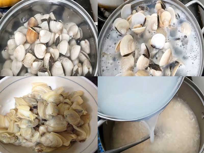 Nấu Cháo Nghêu