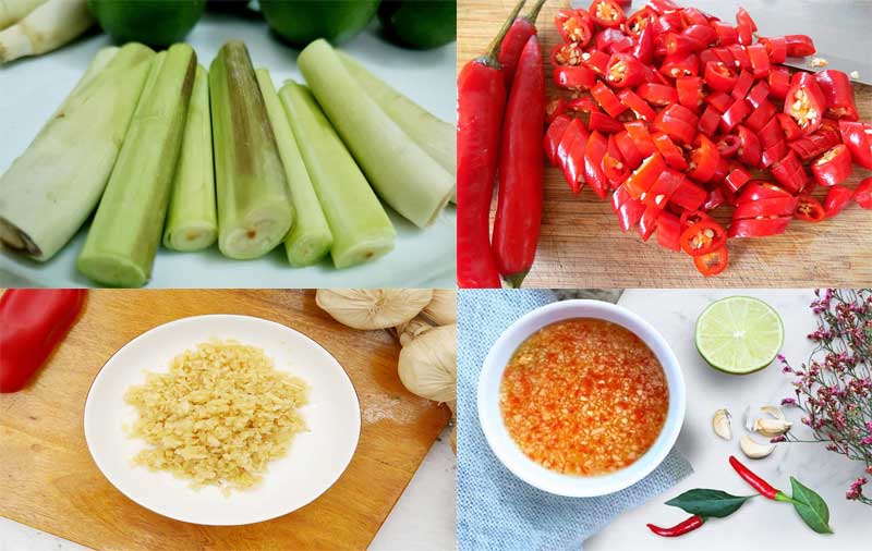 Sơ Chế Các Nguyên Liệu Khác