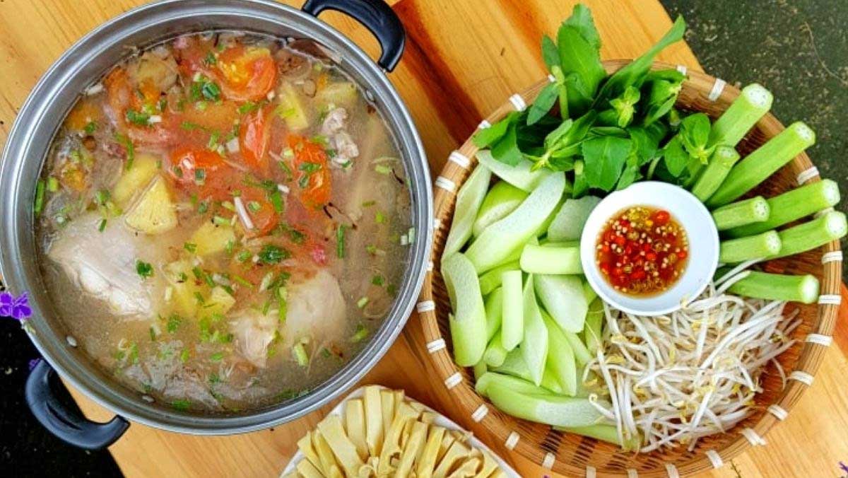 canh chua cá basa ngon cuối tuần