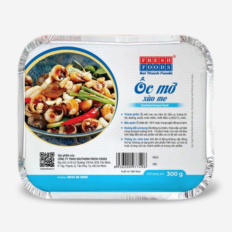 Ốc Mỡ Xào Me