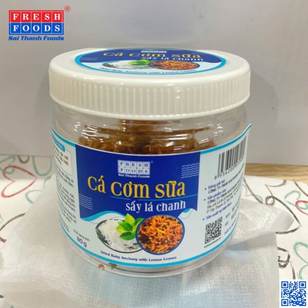 Cá cơm sữa sấy lá chanh - 100g