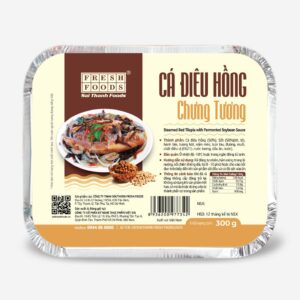 cá diêu hồng chưng tương khay