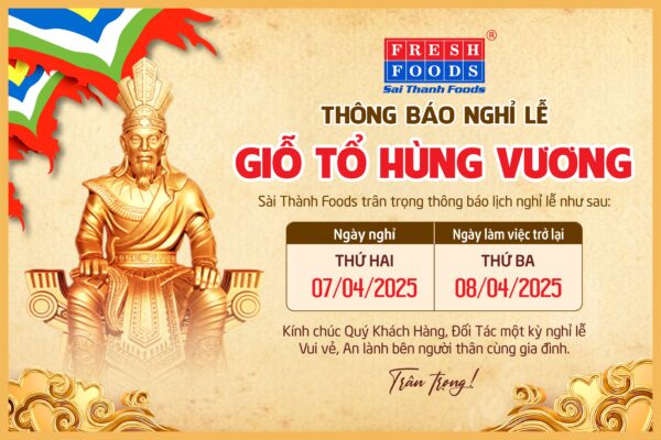 Thông Báo Lịch Nghỉ Lễ Giỗ Tổ Hùng Vương (10/3 Âm Lịch)