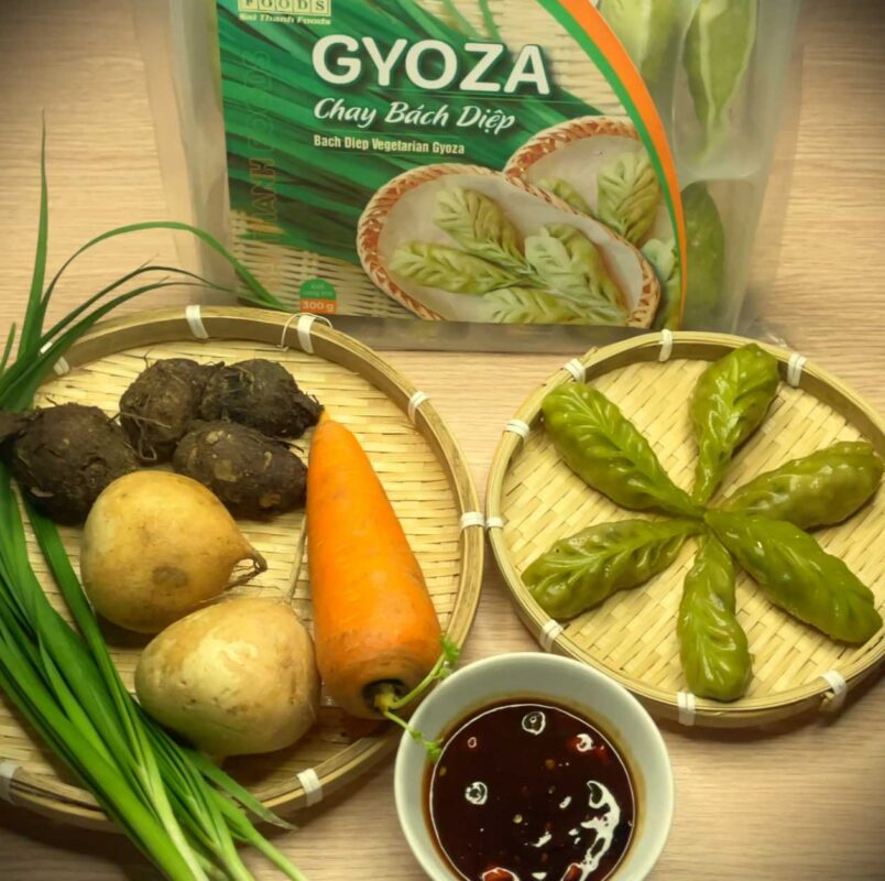 Bánh xếp Gyozas chay bách diệp
