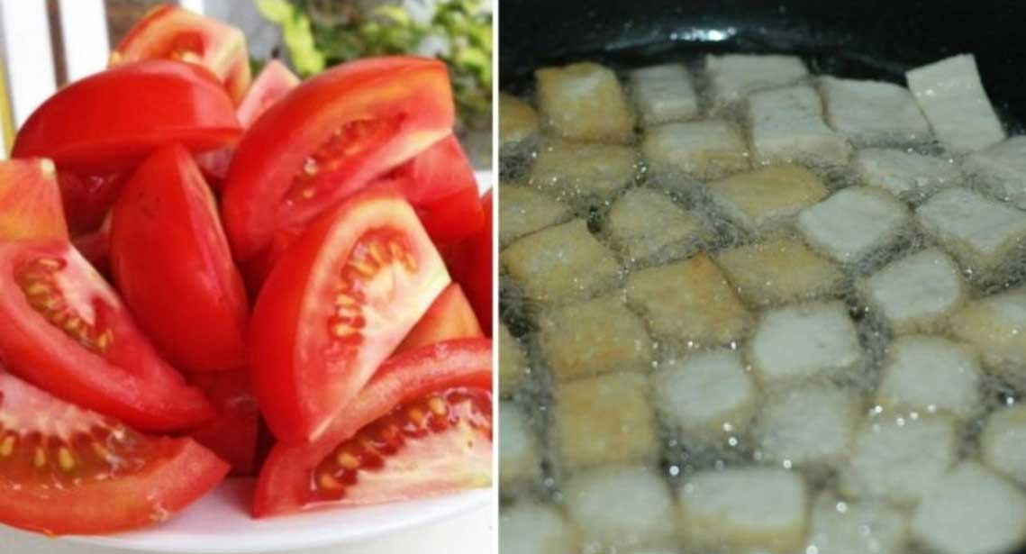 chuẩn bị nguyên liệu nấu bún riêu cua đồng