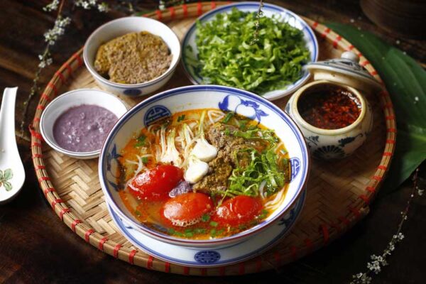 bún riêu cua ngon nhất vịnh bắc bộ